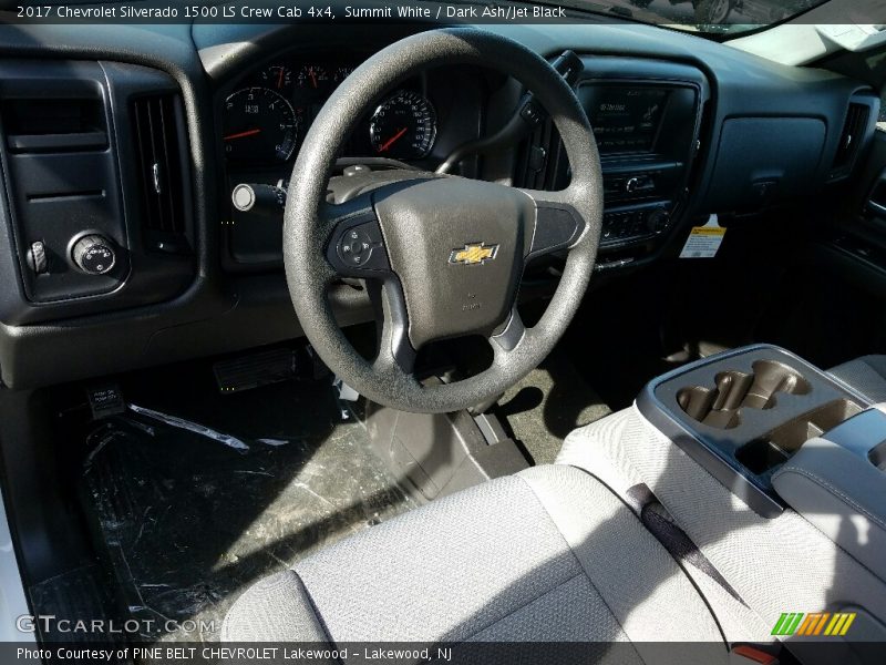 Summit White / Dark Ash/Jet Black 2017 Chevrolet Silverado 1500 LS Crew Cab 4x4