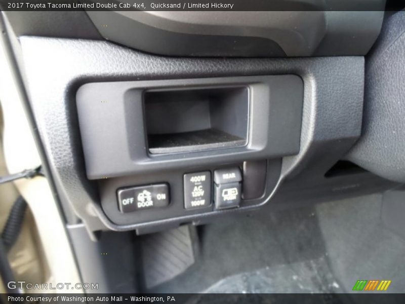 Controls of 2017 Tacoma Limited Double Cab 4x4