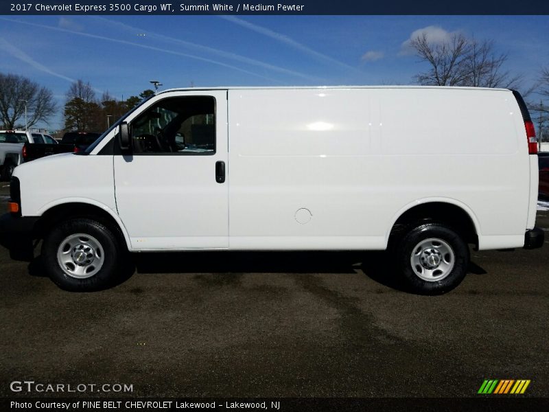 Summit White / Medium Pewter 2017 Chevrolet Express 3500 Cargo WT