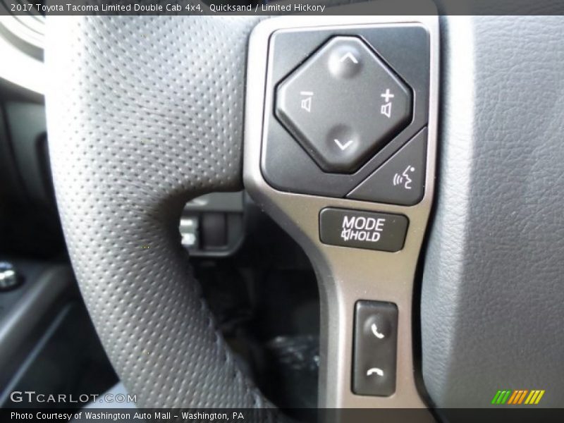 Controls of 2017 Tacoma Limited Double Cab 4x4