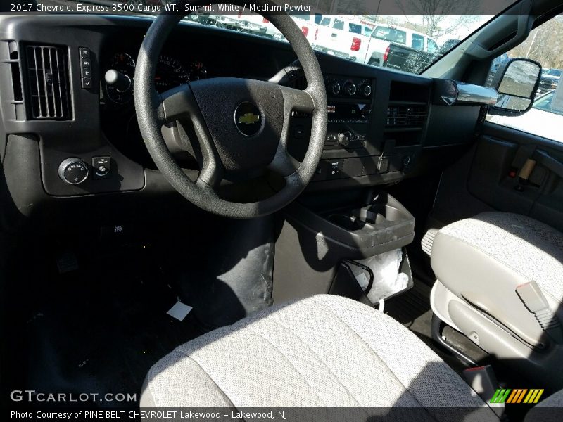 Summit White / Medium Pewter 2017 Chevrolet Express 3500 Cargo WT