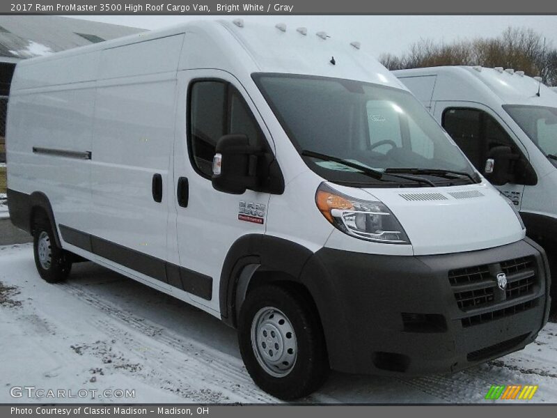 Front 3/4 View of 2017 ProMaster 3500 High Roof Cargo Van