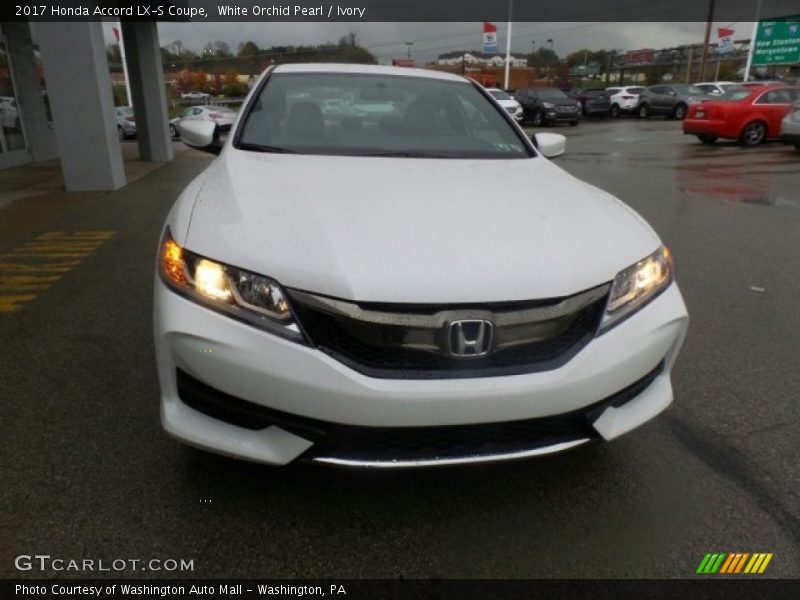 White Orchid Pearl / Ivory 2017 Honda Accord LX-S Coupe