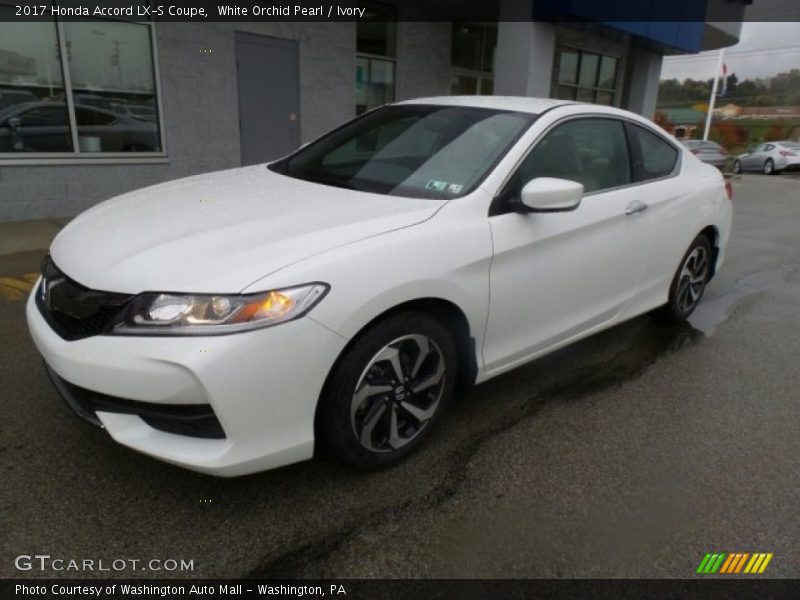 White Orchid Pearl / Ivory 2017 Honda Accord LX-S Coupe