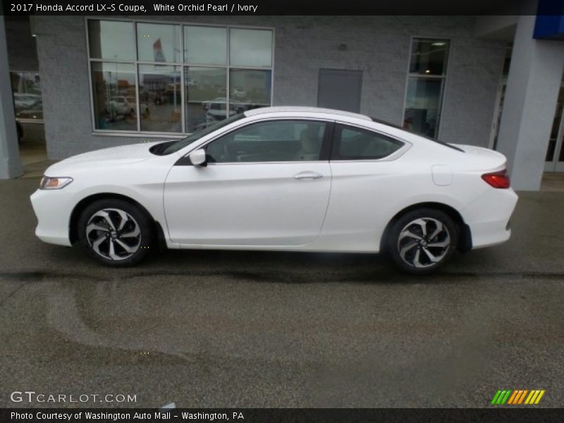 White Orchid Pearl / Ivory 2017 Honda Accord LX-S Coupe