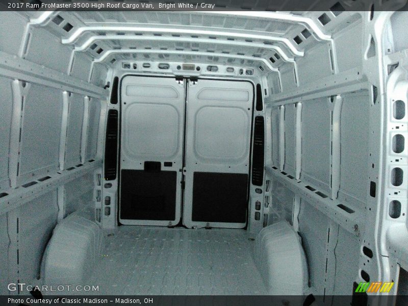 Bright White / Gray 2017 Ram ProMaster 3500 High Roof Cargo Van