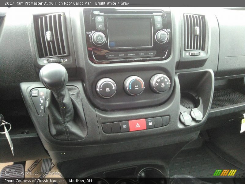Controls of 2017 ProMaster 3500 High Roof Cargo Van