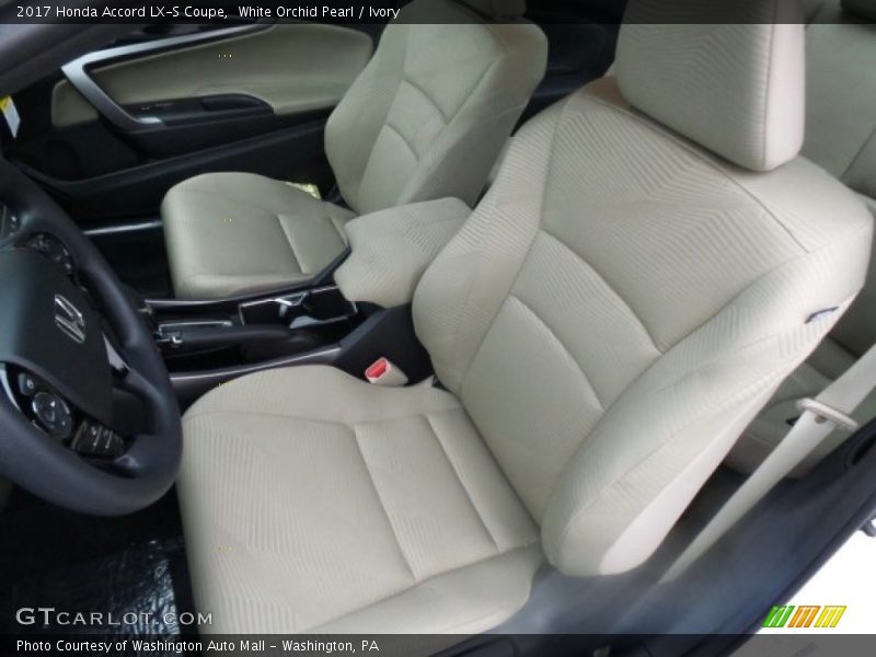 White Orchid Pearl / Ivory 2017 Honda Accord LX-S Coupe