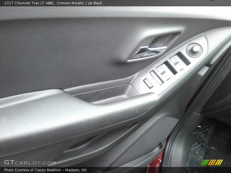 Crimson Metallic / Jet Black 2017 Chevrolet Trax LT AWD