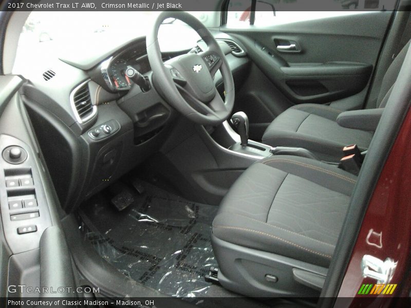 Crimson Metallic / Jet Black 2017 Chevrolet Trax LT AWD