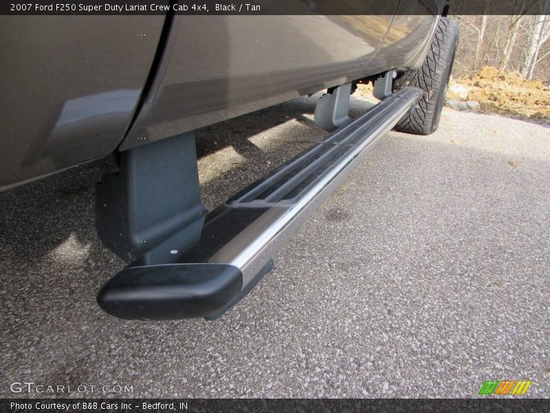 Black / Tan 2007 Ford F250 Super Duty Lariat Crew Cab 4x4