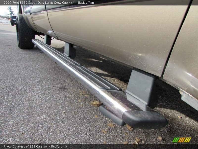 Black / Tan 2007 Ford F250 Super Duty Lariat Crew Cab 4x4