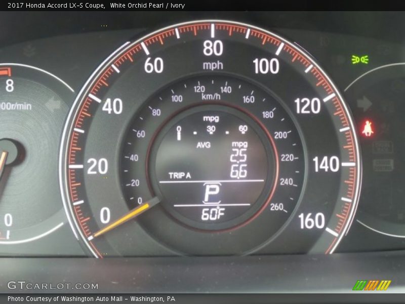 White Orchid Pearl / Ivory 2017 Honda Accord LX-S Coupe