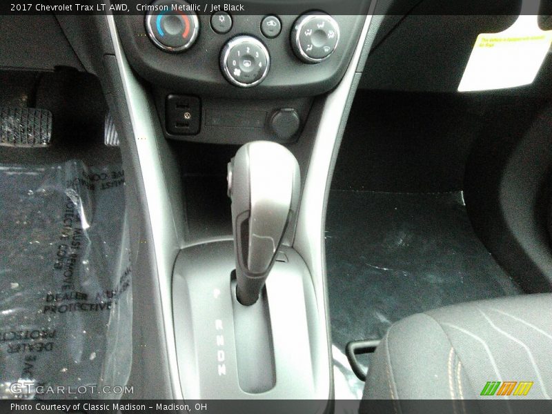 Crimson Metallic / Jet Black 2017 Chevrolet Trax LT AWD