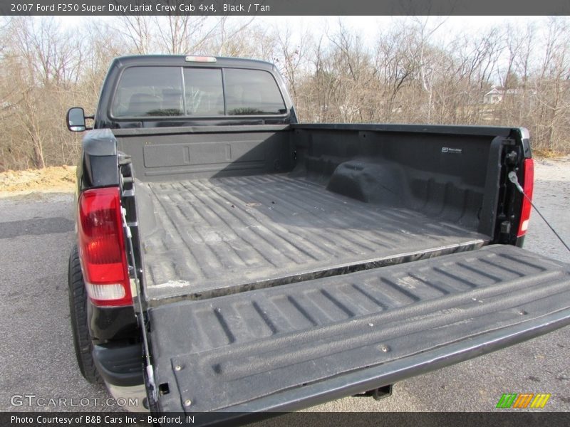 Black / Tan 2007 Ford F250 Super Duty Lariat Crew Cab 4x4