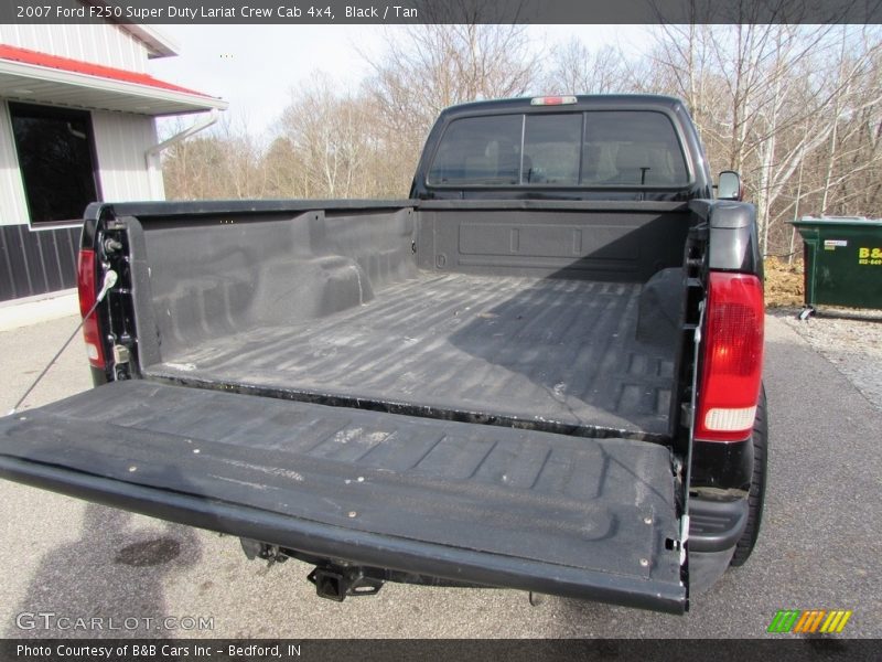 Black / Tan 2007 Ford F250 Super Duty Lariat Crew Cab 4x4