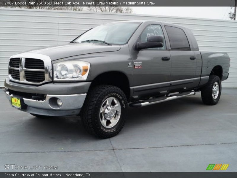 Mineral Gray Metallic / Medium Slate Gray 2007 Dodge Ram 2500 SLT Mega Cab 4x4