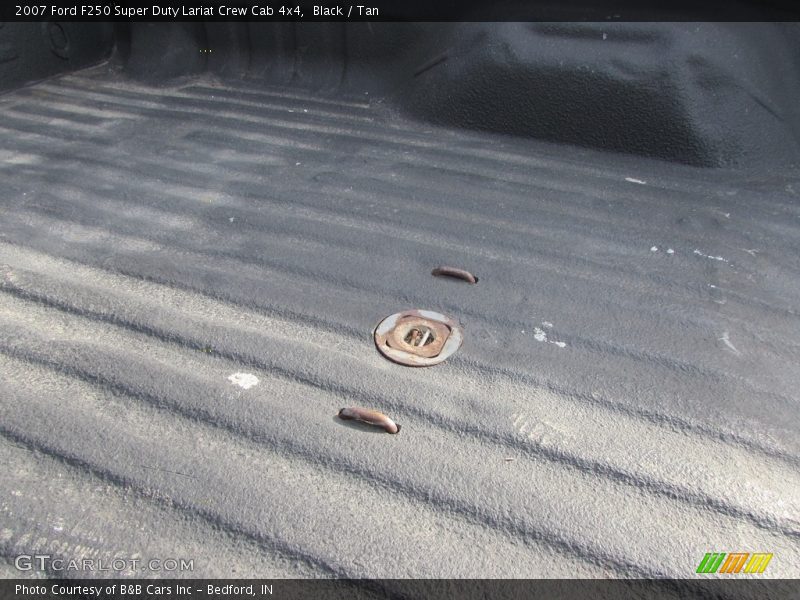 Black / Tan 2007 Ford F250 Super Duty Lariat Crew Cab 4x4