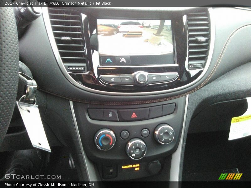 Crimson Metallic / Jet Black 2017 Chevrolet Trax LT AWD