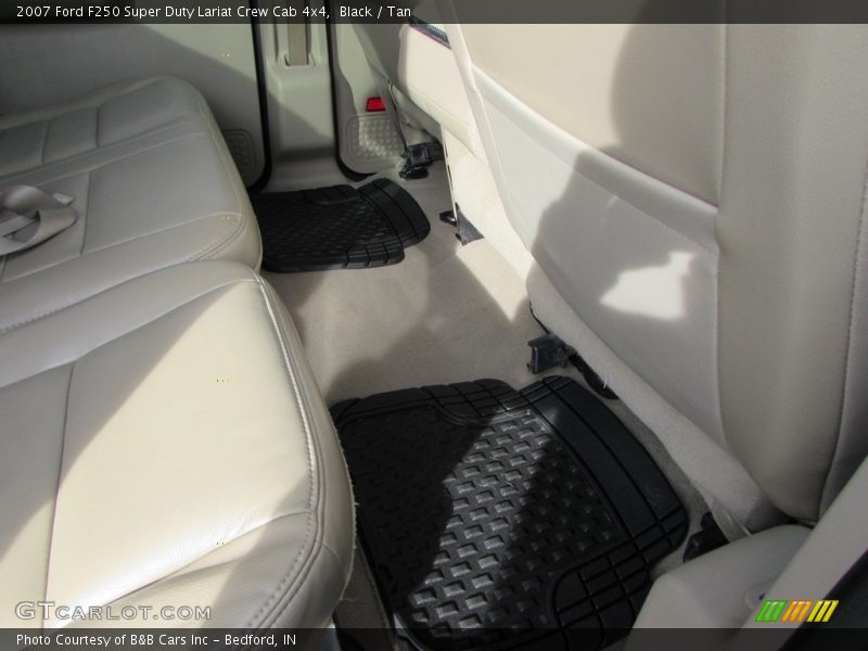 Black / Tan 2007 Ford F250 Super Duty Lariat Crew Cab 4x4