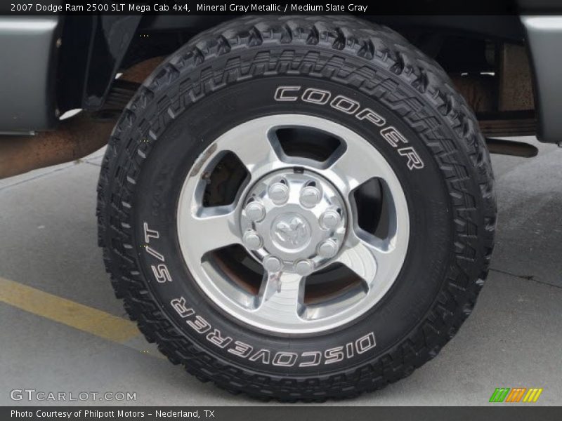Mineral Gray Metallic / Medium Slate Gray 2007 Dodge Ram 2500 SLT Mega Cab 4x4