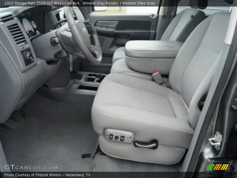 Mineral Gray Metallic / Medium Slate Gray 2007 Dodge Ram 2500 SLT Mega Cab 4x4