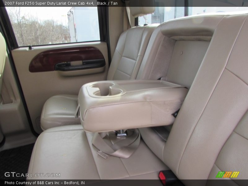 Black / Tan 2007 Ford F250 Super Duty Lariat Crew Cab 4x4