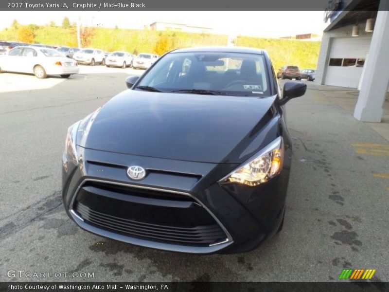 Graphite / Mid-Blue Black 2017 Toyota Yaris iA
