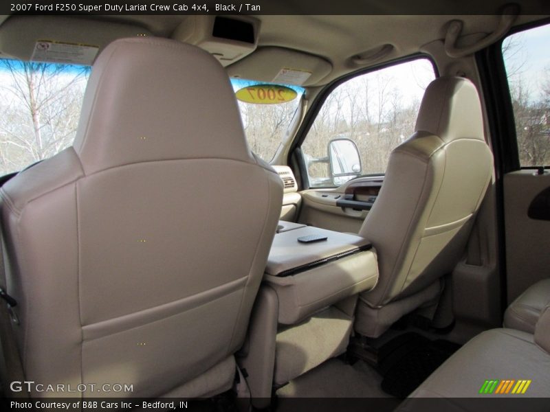 Black / Tan 2007 Ford F250 Super Duty Lariat Crew Cab 4x4