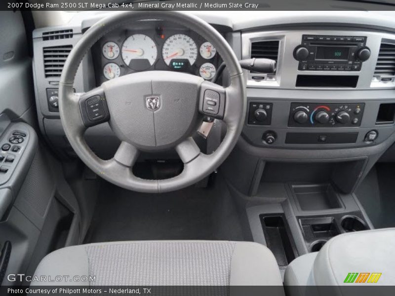 Mineral Gray Metallic / Medium Slate Gray 2007 Dodge Ram 2500 SLT Mega Cab 4x4