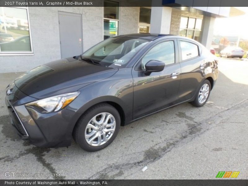 Graphite / Mid-Blue Black 2017 Toyota Yaris iA