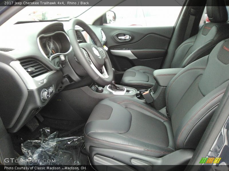  2017 Cherokee Trailhawk 4x4 Black Interior