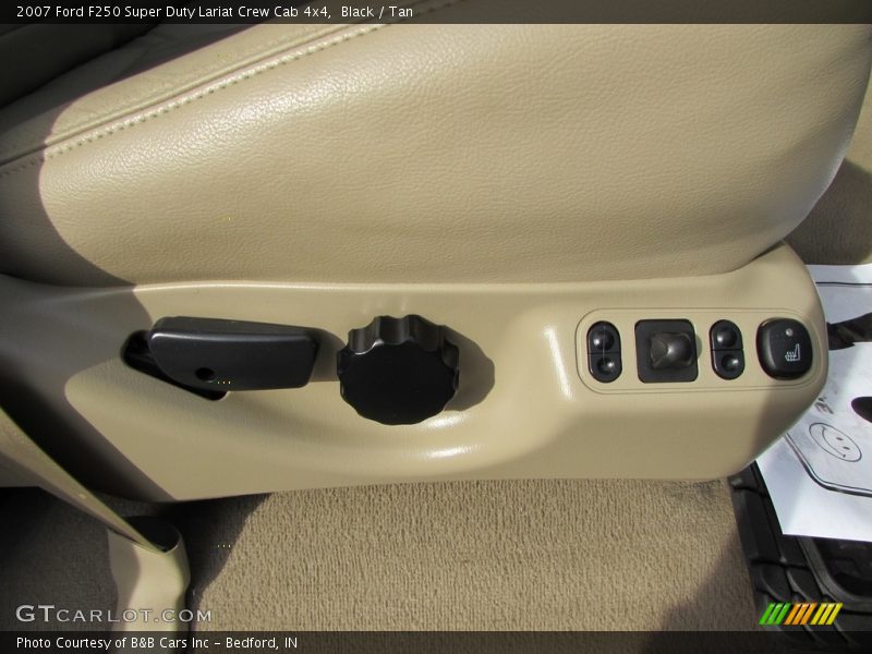 Black / Tan 2007 Ford F250 Super Duty Lariat Crew Cab 4x4