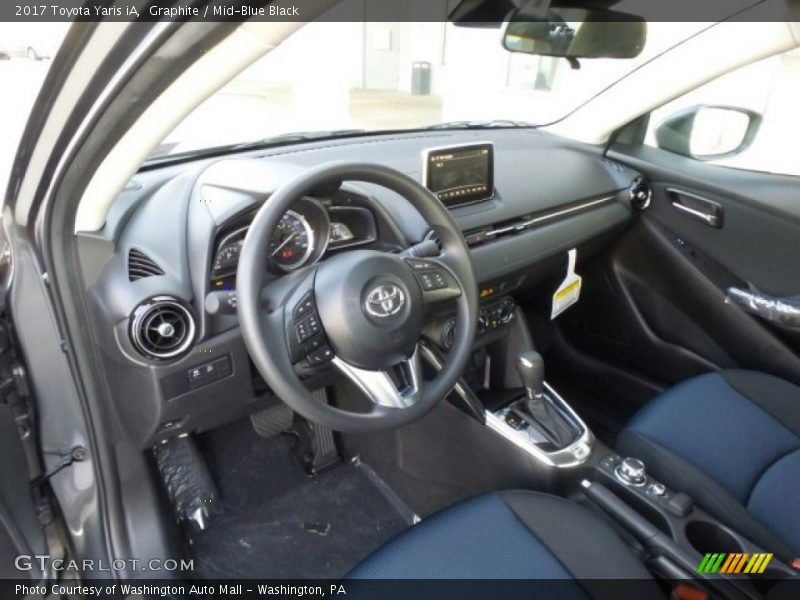 Graphite / Mid-Blue Black 2017 Toyota Yaris iA