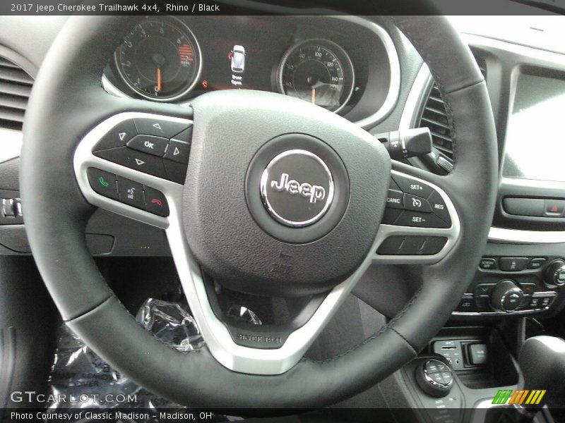 Rhino / Black 2017 Jeep Cherokee Trailhawk 4x4