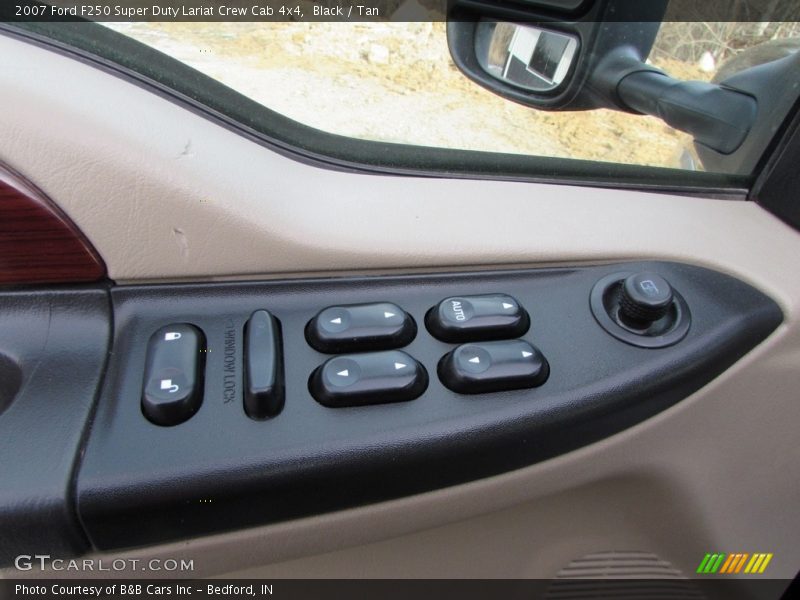 Black / Tan 2007 Ford F250 Super Duty Lariat Crew Cab 4x4