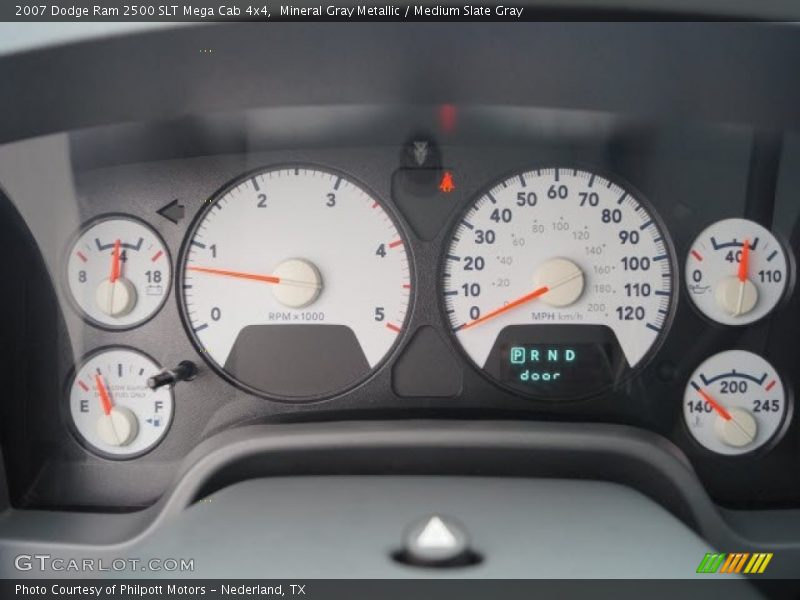 Mineral Gray Metallic / Medium Slate Gray 2007 Dodge Ram 2500 SLT Mega Cab 4x4