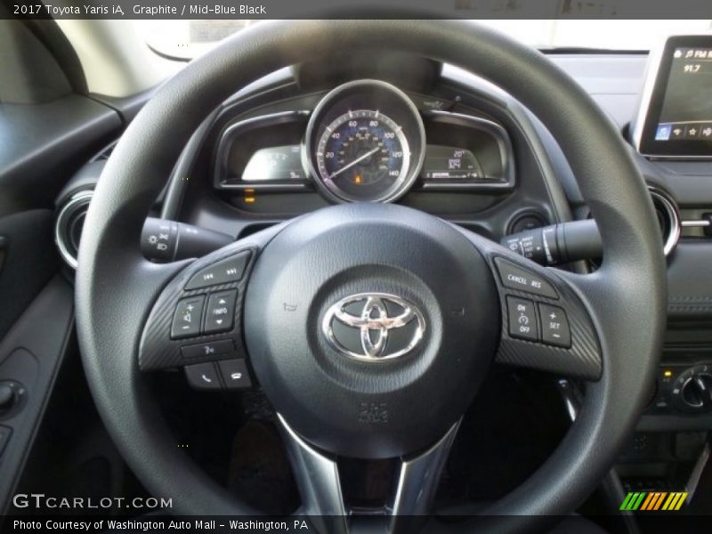 Graphite / Mid-Blue Black 2017 Toyota Yaris iA