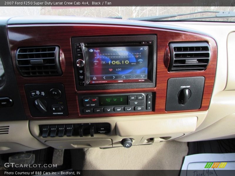 Black / Tan 2007 Ford F250 Super Duty Lariat Crew Cab 4x4