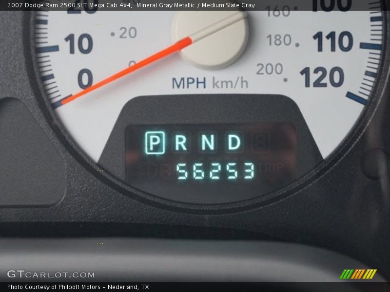 Mineral Gray Metallic / Medium Slate Gray 2007 Dodge Ram 2500 SLT Mega Cab 4x4