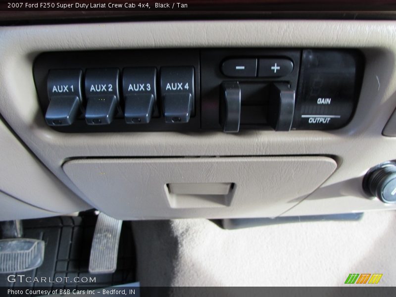 Black / Tan 2007 Ford F250 Super Duty Lariat Crew Cab 4x4
