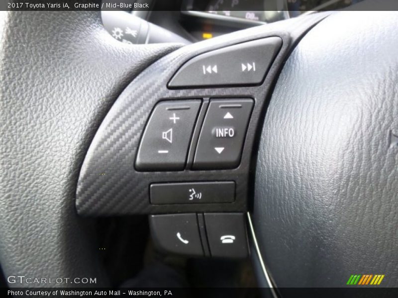 Graphite / Mid-Blue Black 2017 Toyota Yaris iA