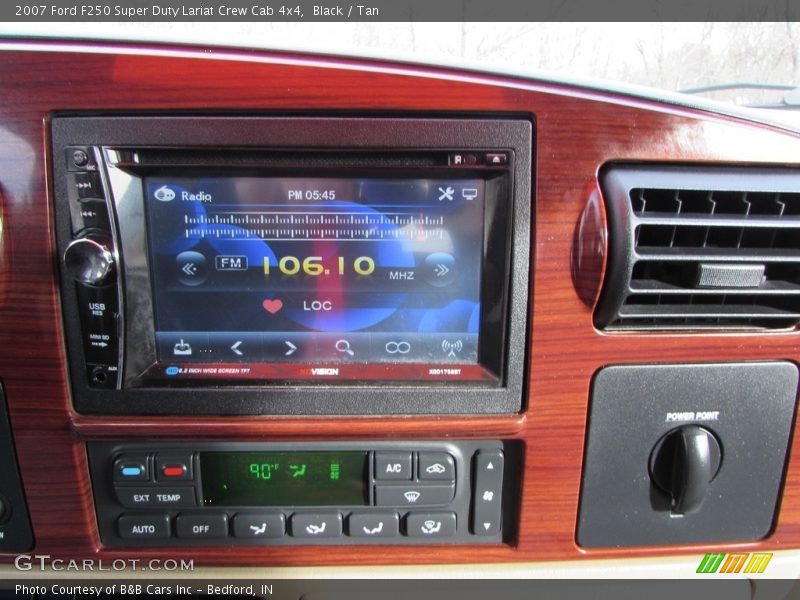 Black / Tan 2007 Ford F250 Super Duty Lariat Crew Cab 4x4