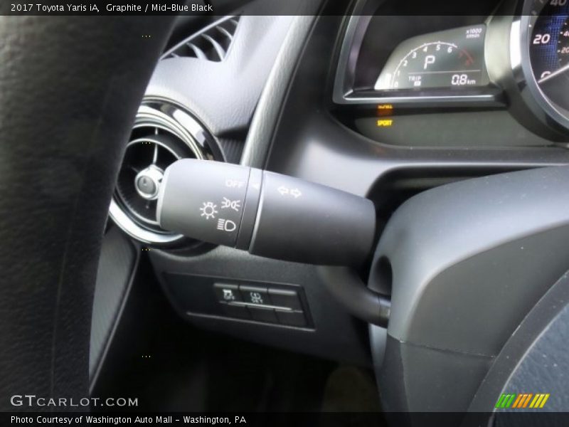 Graphite / Mid-Blue Black 2017 Toyota Yaris iA