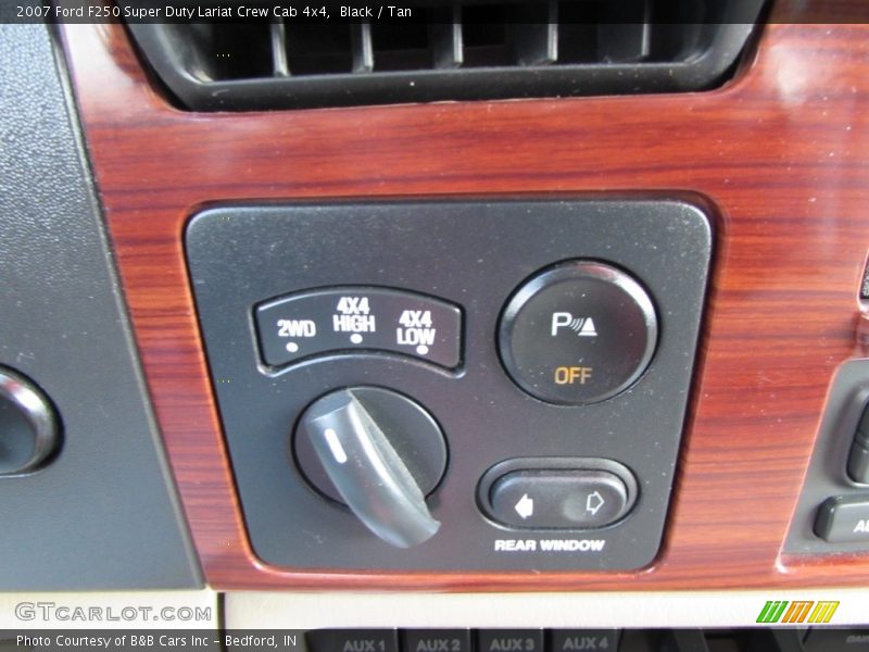 Black / Tan 2007 Ford F250 Super Duty Lariat Crew Cab 4x4