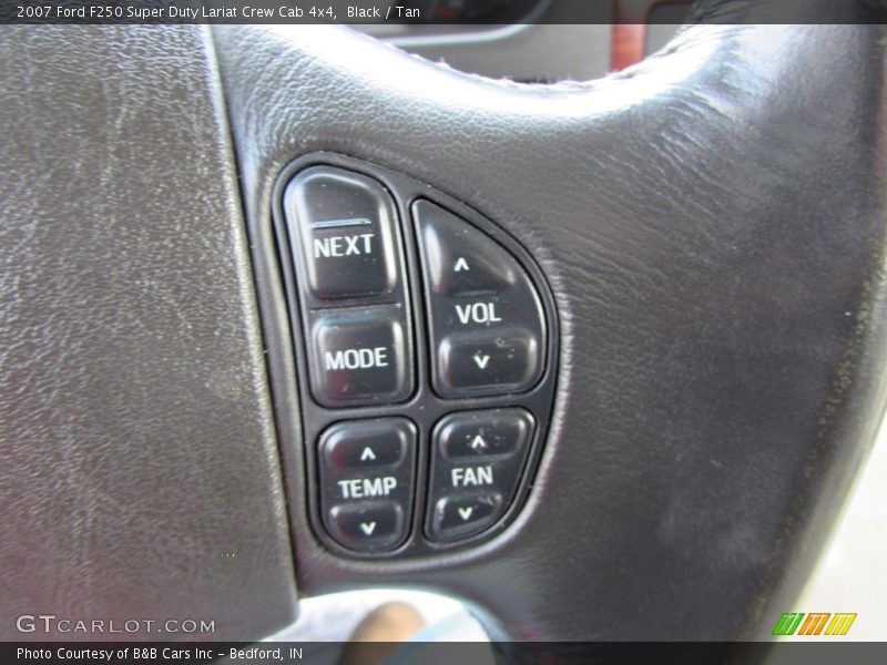 Black / Tan 2007 Ford F250 Super Duty Lariat Crew Cab 4x4
