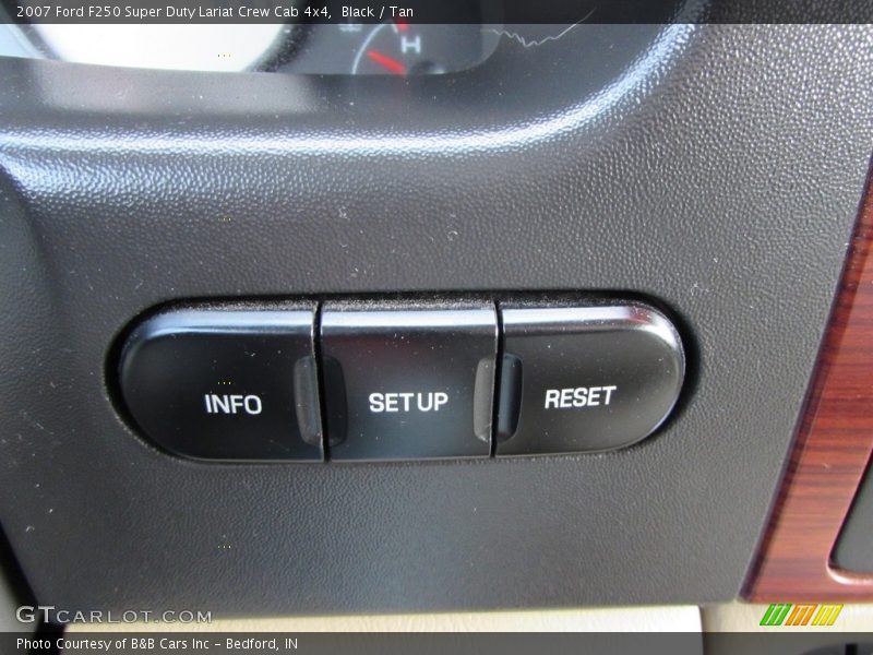 Black / Tan 2007 Ford F250 Super Duty Lariat Crew Cab 4x4