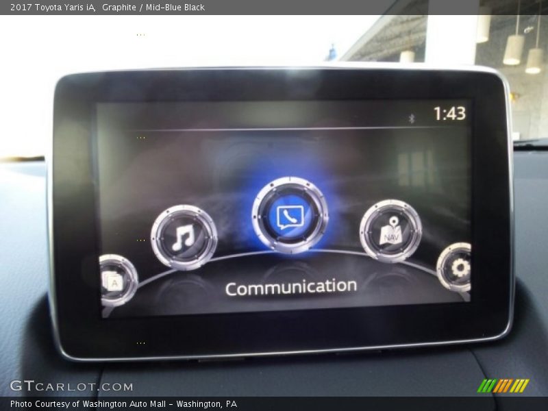 Graphite / Mid-Blue Black 2017 Toyota Yaris iA