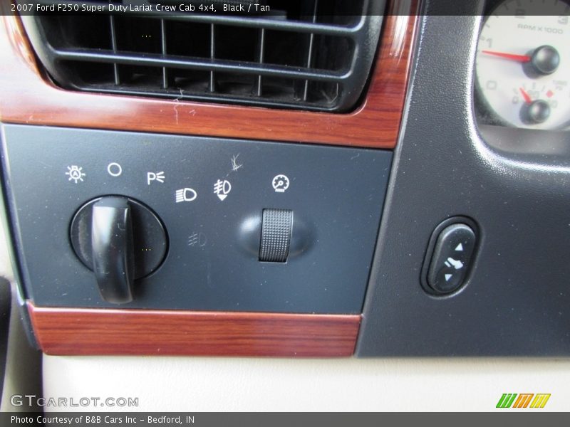 Black / Tan 2007 Ford F250 Super Duty Lariat Crew Cab 4x4