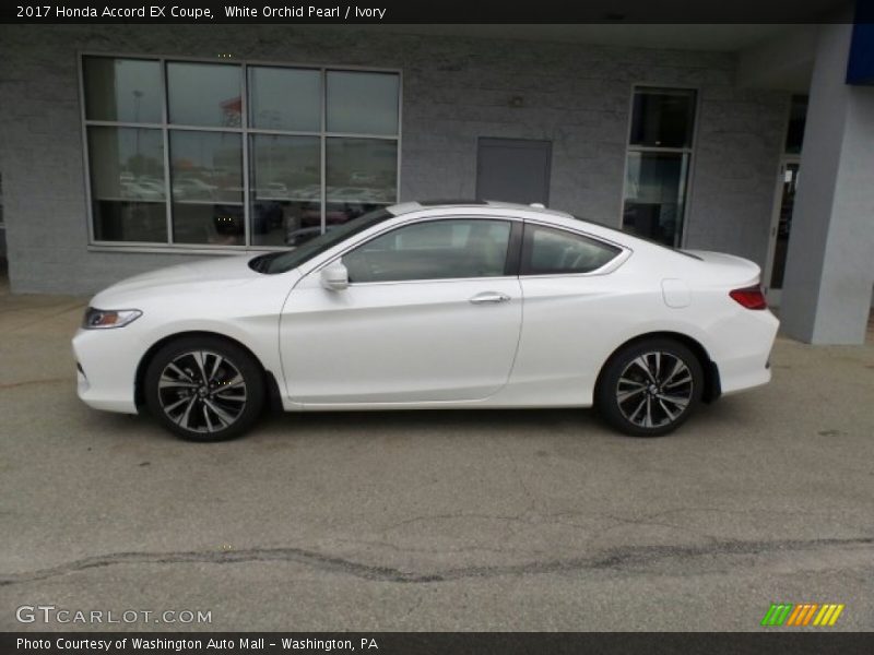 White Orchid Pearl / Ivory 2017 Honda Accord EX Coupe
